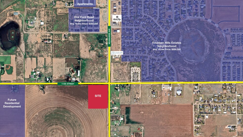 More Photos Of 114th Street @ Milwaukee Avenue, Lubbock Land For Sale