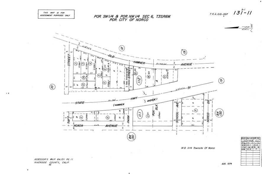 Primary Photo Of 3966 3994-3996 Hamner ave, Norco Land For Sale