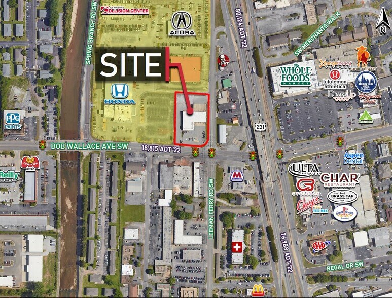 More Photos Of 2010 Bob Wallace Ave SW, Huntsville Land For Lease