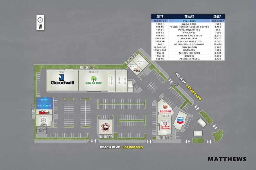 More Photos Of 18541-18545 Beach blvd, Huntington Beach General Retail For Lease