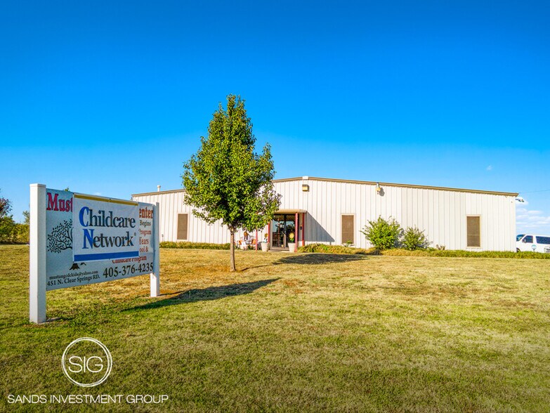Primary Photo Of 451 N Clear Springs Rd, Mustang Daycare Center For Sale
