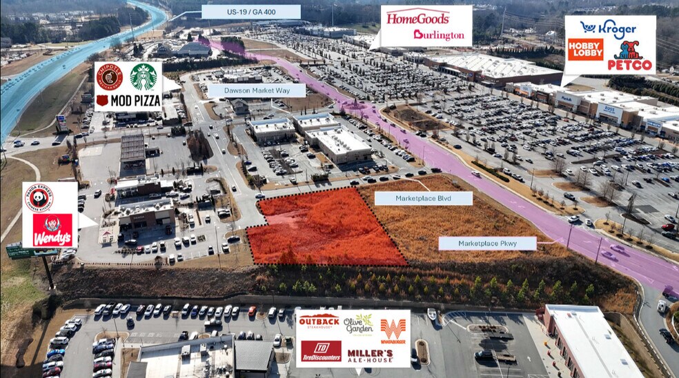 More Photos Of Georgia 400 Hwy @ Dawson Forest Road, Dawsonville Land For Lease