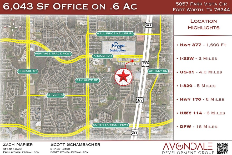 More Photos Of 5857 Park Vista Cir, Keller Office Residential For Sale