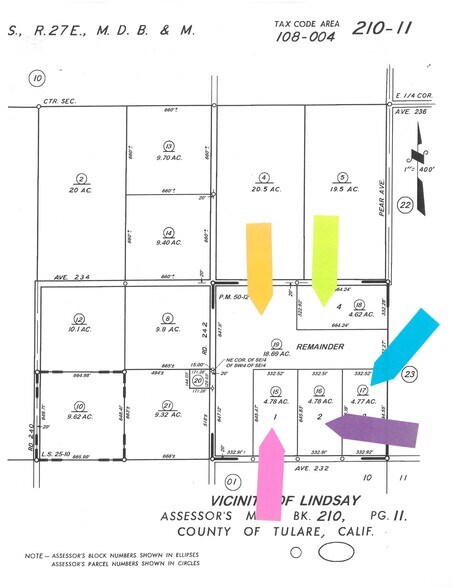 More Photos Of 24257 Ave 234, Lindsay Land For Sale