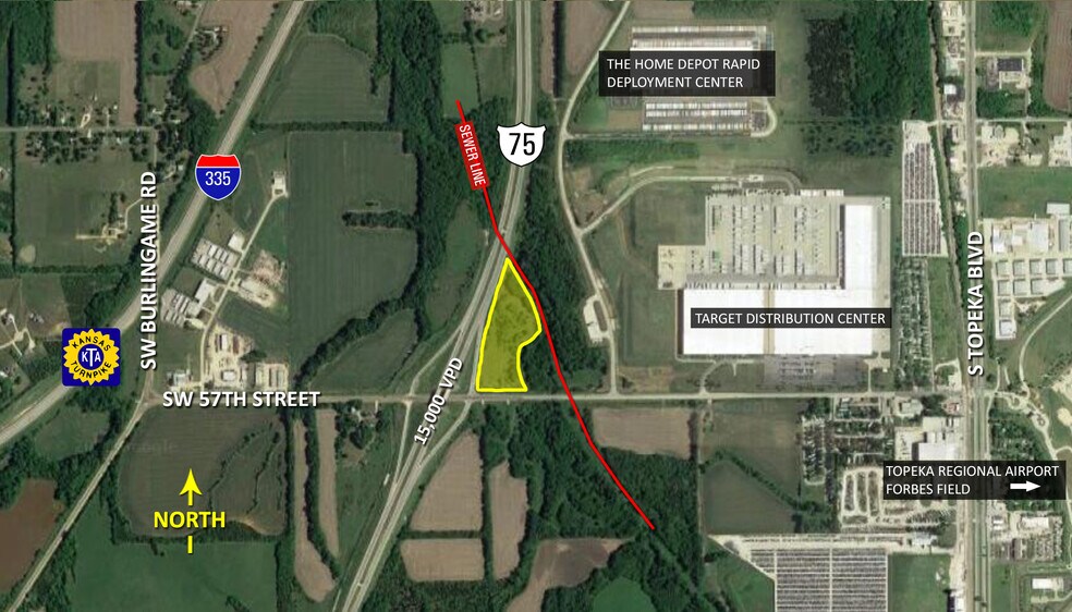 Primary Photo Of 57th & Highway 75, Topeka Land For Sale