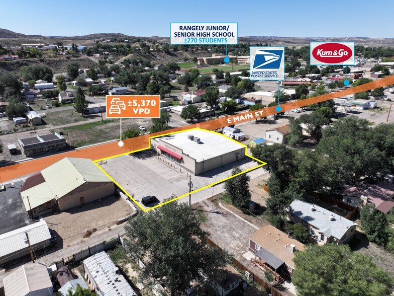 Primary Photo Of 600 E Main St, Rangely Freestanding For Sale