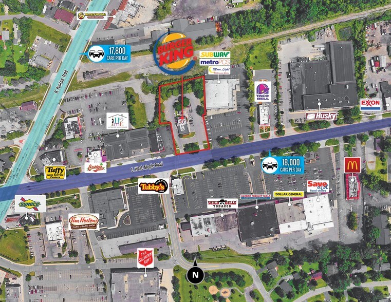 More Photos Of 1113 E West Maple Rd, Walled Lake General Retail For Sale