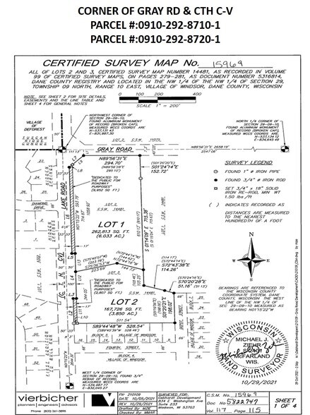 More Photos Of Gray Rd & CTH CV, Windsor Land For Sale