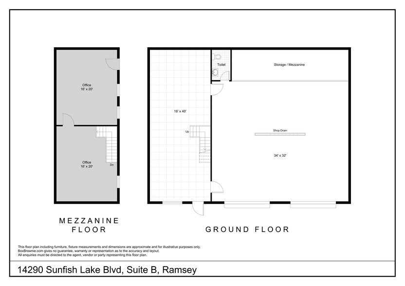 More Photos Of 14290 NW Sunfish Lake Blvd, Ramsey Auto Repair For Lease