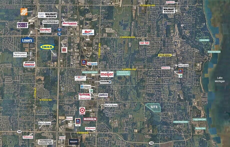 More Photos Of SWQ E Puetz Road & 15th Ave, Oak Creek Land For Sale