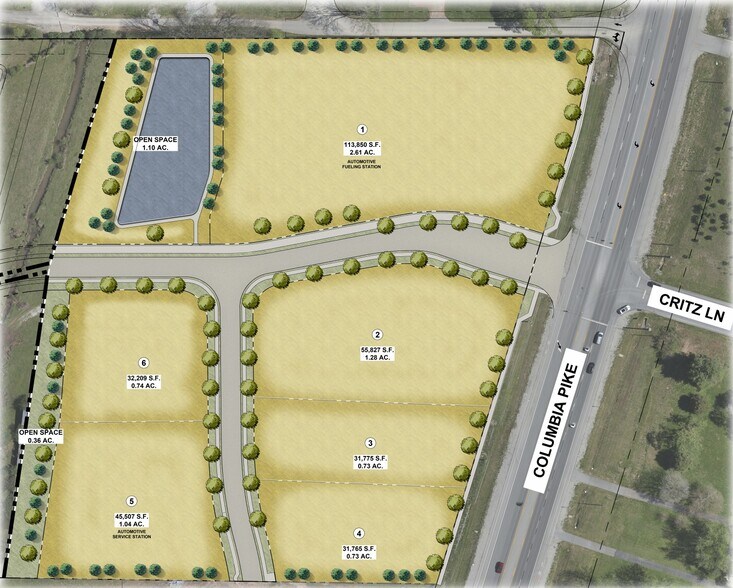 More Photos Of 4561 Columbia Pike, Thompson's Station Land For Sale