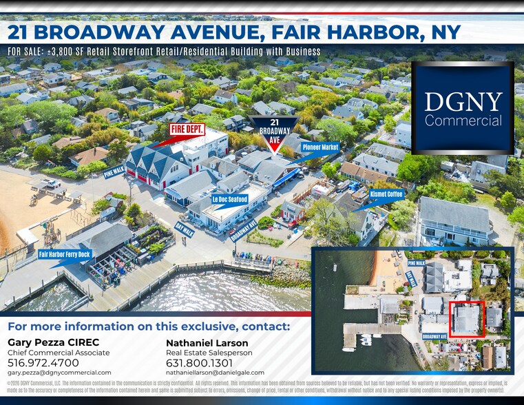 More Photos Of 21 Broadway ave, Fair Harbor Storefront Retail Residential For Sale