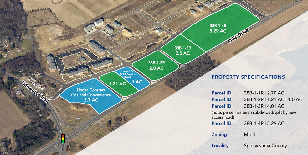 Primary Photo Of New Post Blvd, Fredericksburg Land For Sale