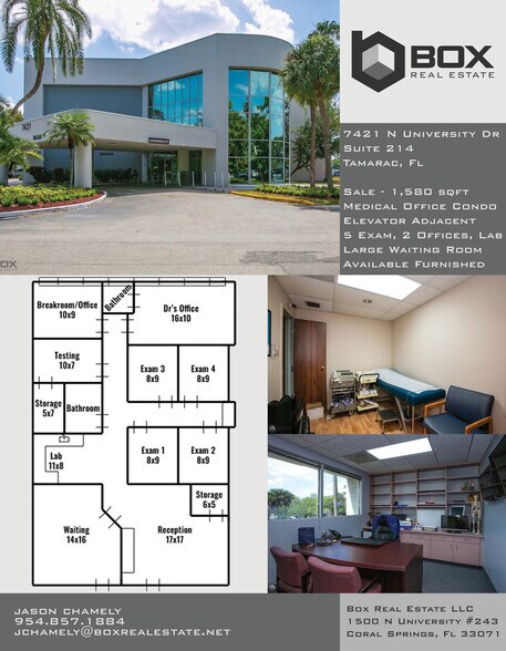 More Photos Of 7421 N University Dr, Tamarac Medical For Sale