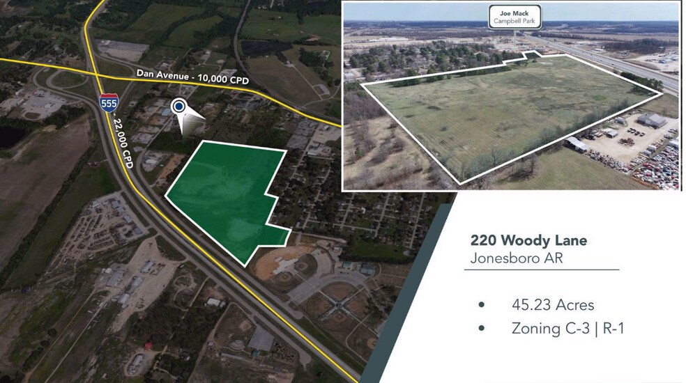 More Photos Of 220 Woody Ln, Jonesboro Land For Sale