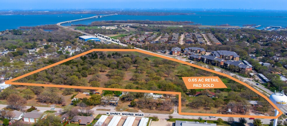 Primary Photo Of 502 N Shady Shores Dr, Lake Dallas Land For Sale