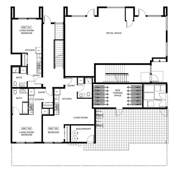 More Photos Of 4780 SE Belmont St, Portland Storefront Retail Residential For Lease