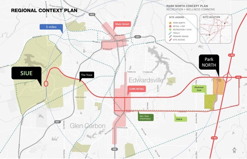 More Photos Of US RTE 55 and State Route 143, Edwardsville Land For Sale