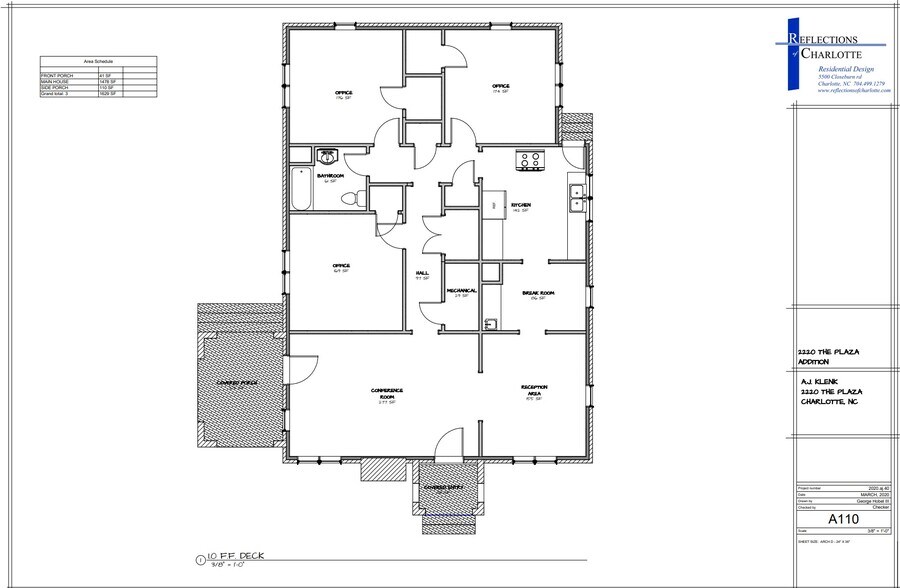 More Photos Of 2220 The Plaza, Charlotte Office Residential For Lease