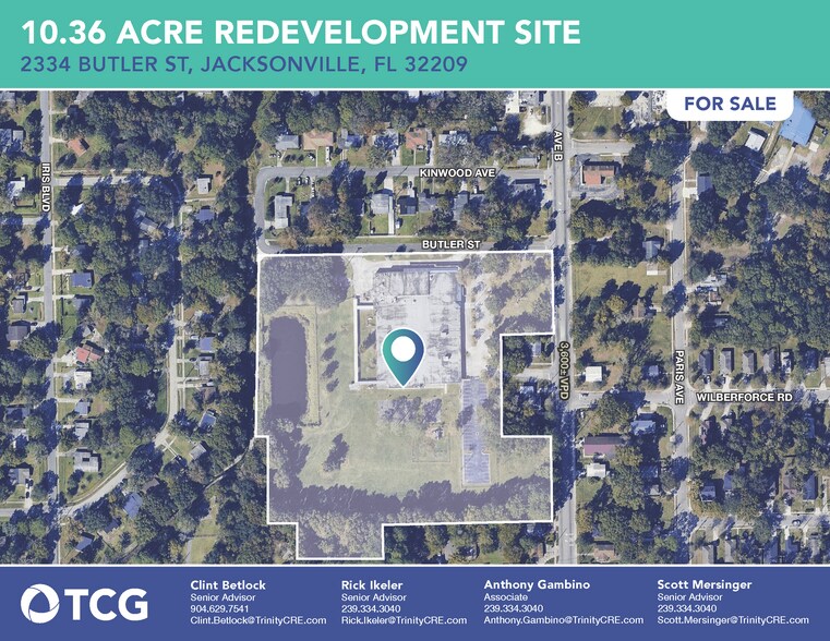 Primary Photo Of 2334 Butler Ave, Jacksonville Land For Sale