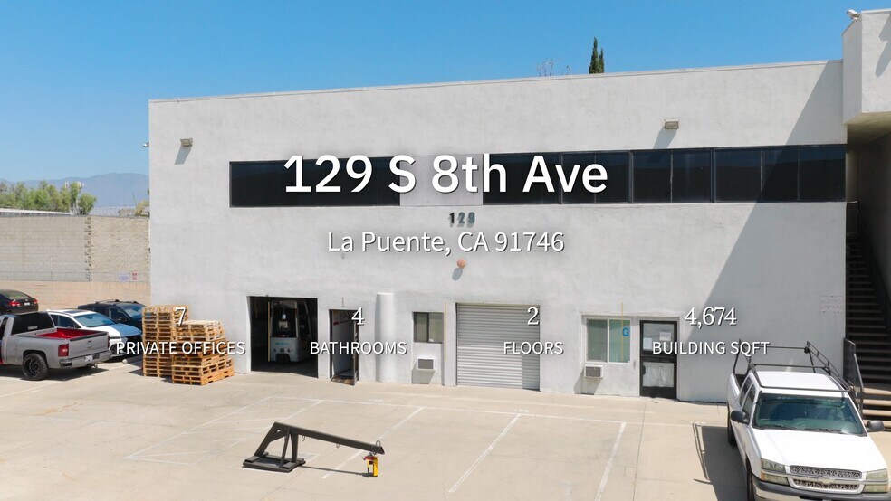 Primary Photo Of 127-129 S 8th Ave, La Puente Warehouse For Sale