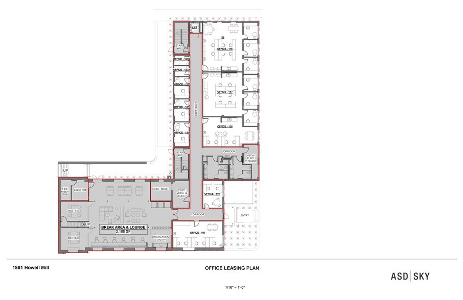 More Photos Of 1881 Howell Mill Rd NW, Atlanta Office For Lease