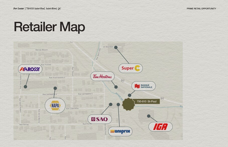 More Photos Of 750-770 St Saint-Paul, Saint-remi General Retail For Lease