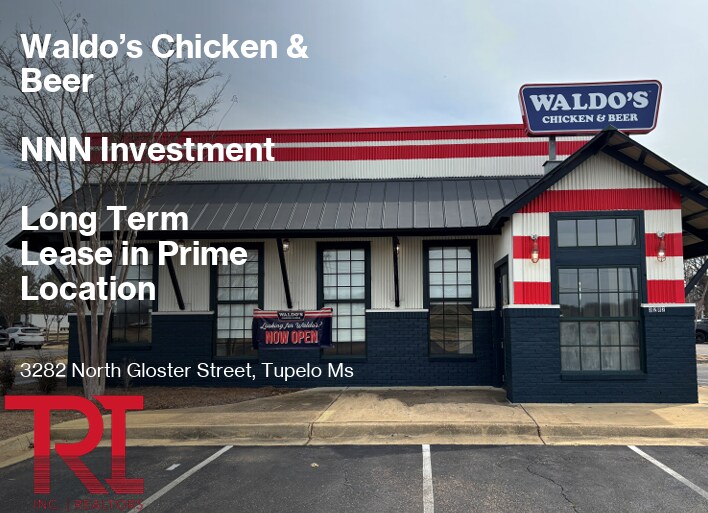 Primary Photo Of 3282 N Gloster St, Tupelo Fast Food For Sale