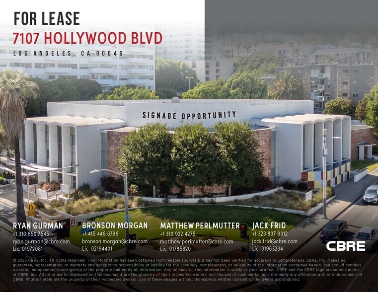 More Photos Of 7107 Hollywood Blvd, Los Angeles Religious Facility For Lease