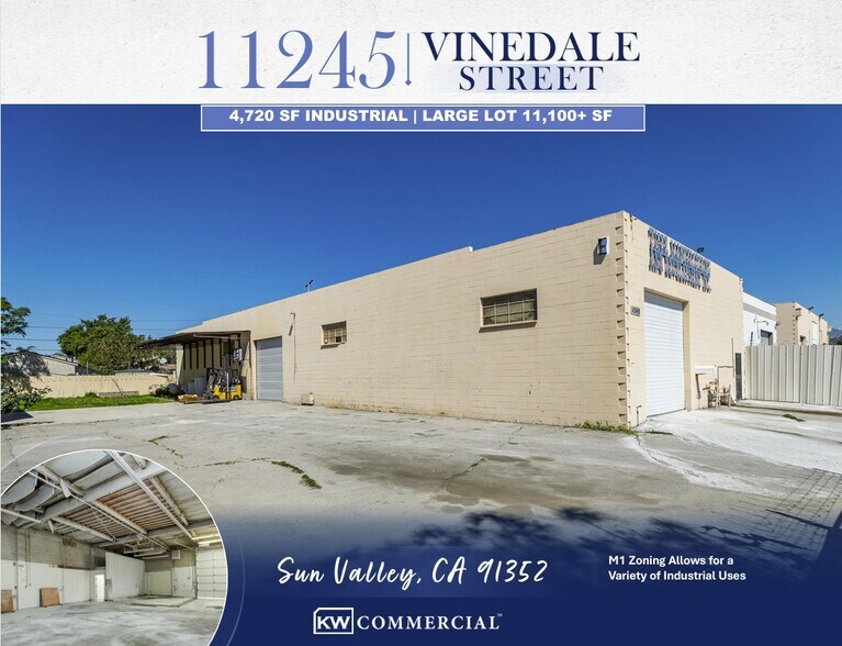 Primary Photo Of 11245 Vinedale St, Sun Valley Warehouse For Sale