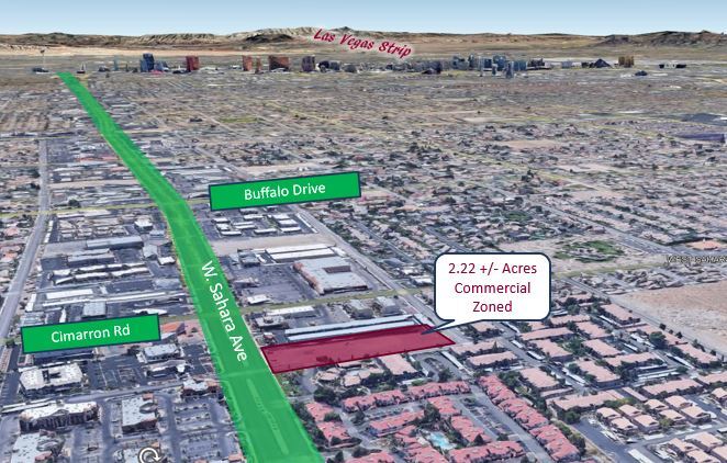 Primary Photo Of Sahara & Cimarron, Las Vegas Land For Sale