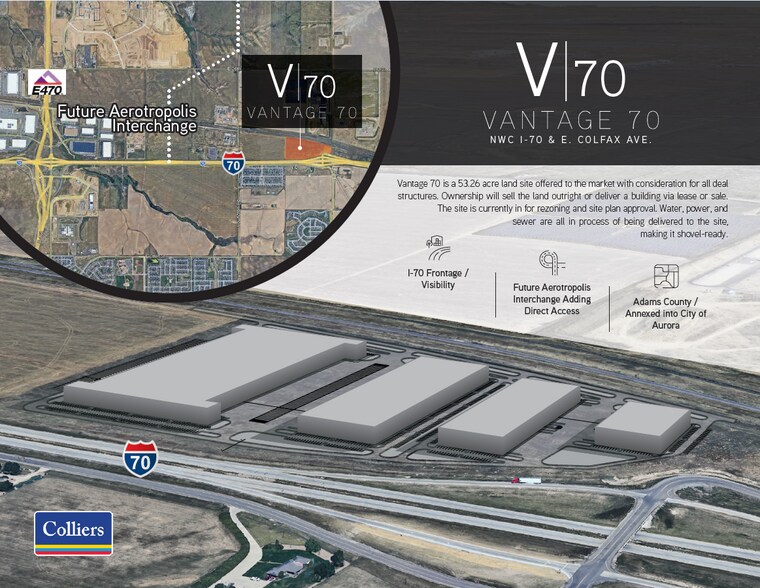 Primary Photo Of NWC I-70 & East Colfax Ave., Aurora Land For Sale