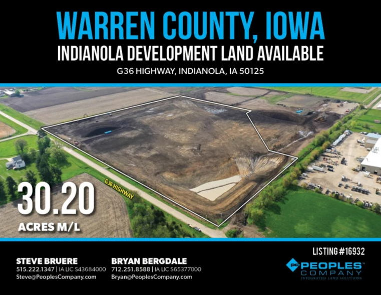 Primary Photo Of G36 Highway, Indianola Land For Sale