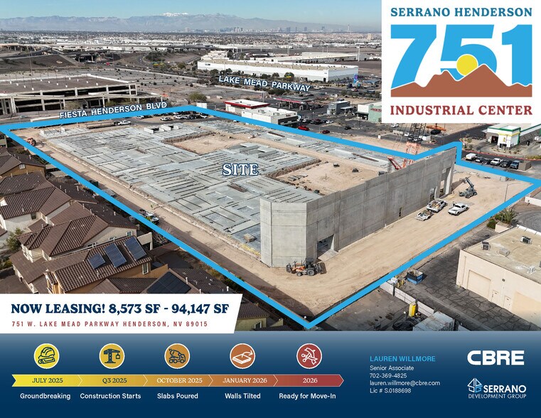 Primary Photo Of 751 W Lake Mead Pky, Henderson Distribution For Lease