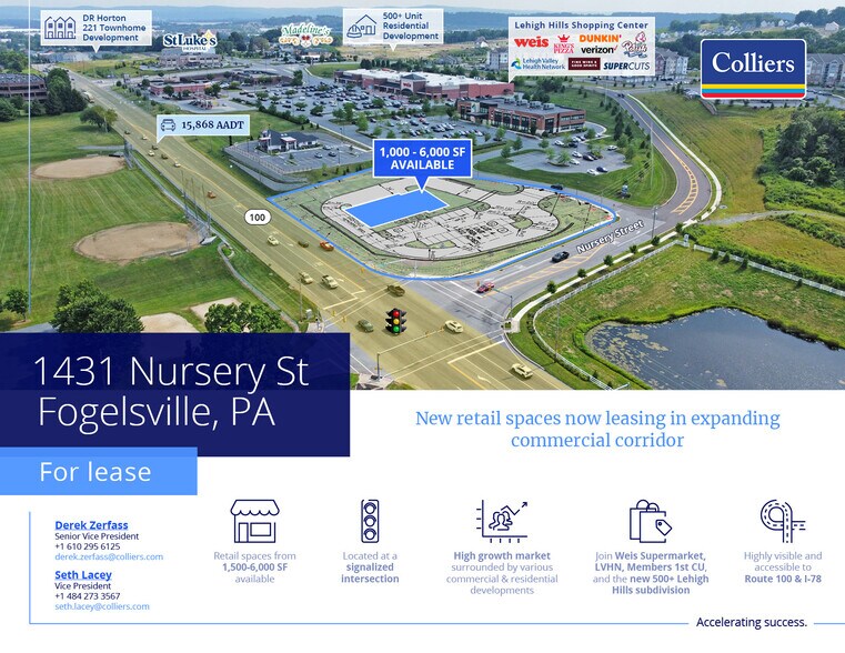 Primary Photo Of 100 & Nursery Street Nursery Street, Fogelsville Land For Sale