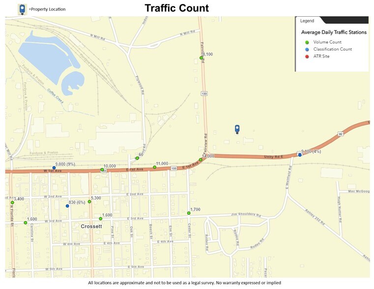 More Photos Of 201 Unity Rd, Crossett Hotel For Sale