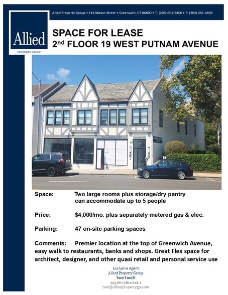 More Photos Of 19 W Putnam Ave, Greenwich Office For Lease