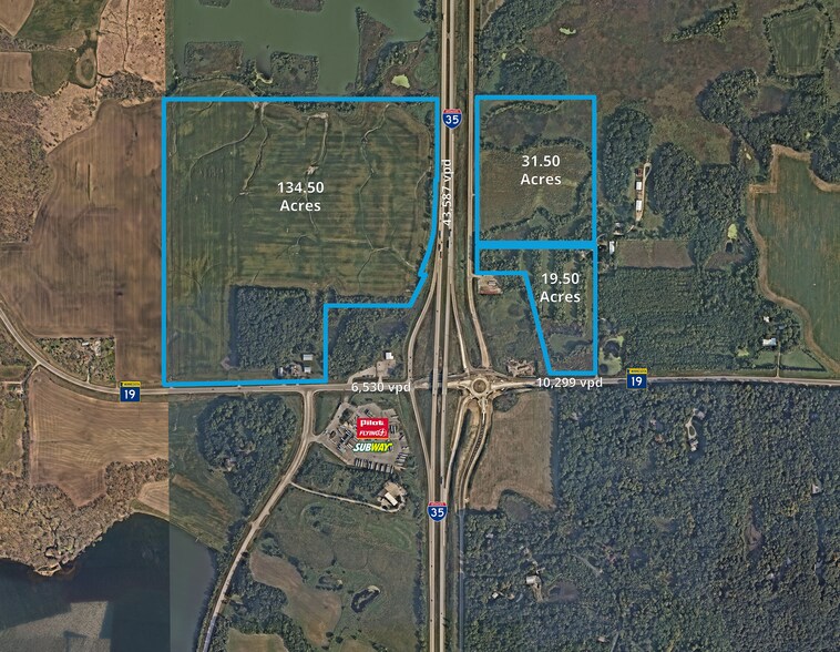 More Photos Of NW Interstate 35 @ Highway 19, Northfield Land For Sale
