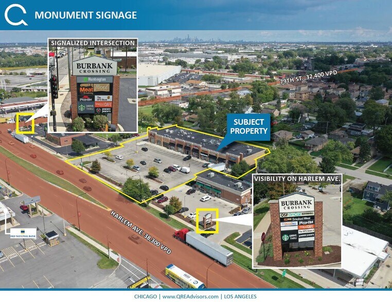 More Photos Of 7901-7945 S Harlem Ave, Burbank General Retail For Sale