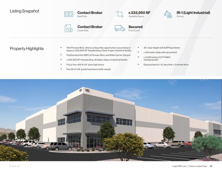 More Photos Of 1401 Pioneer, Mesquite Industrial For Sale