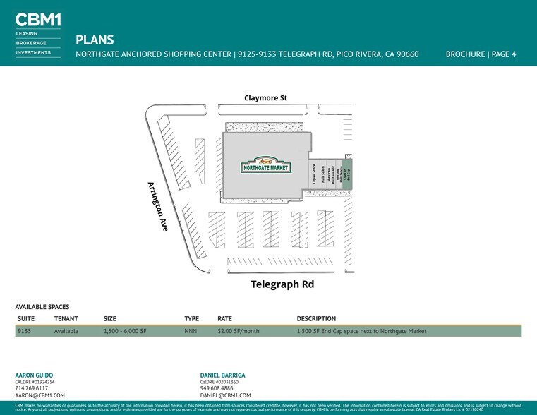 More Photos Of 9101 Telegraph Rd, Pico Rivera General Retail For Lease