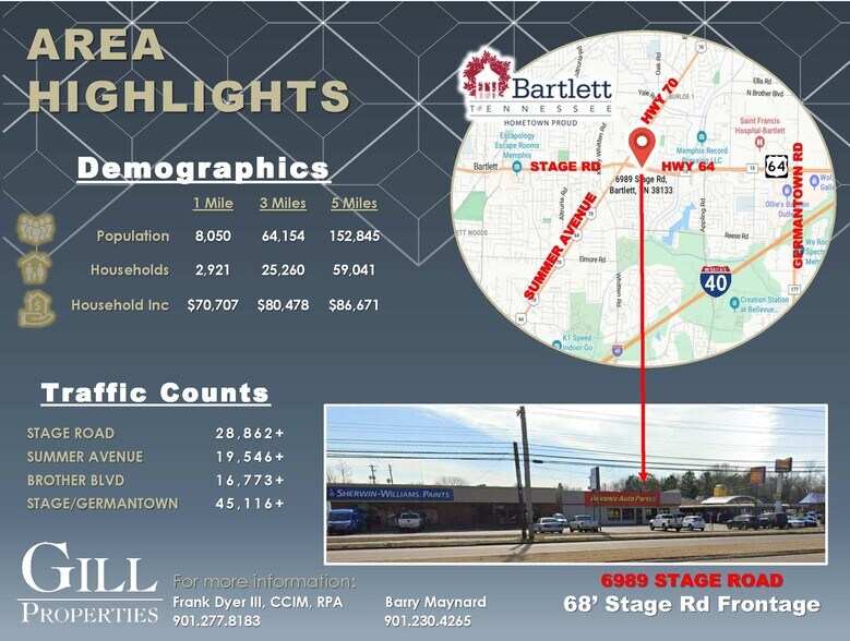 More Photos Of 6989 Stage Rd, Memphis Freestanding For Lease