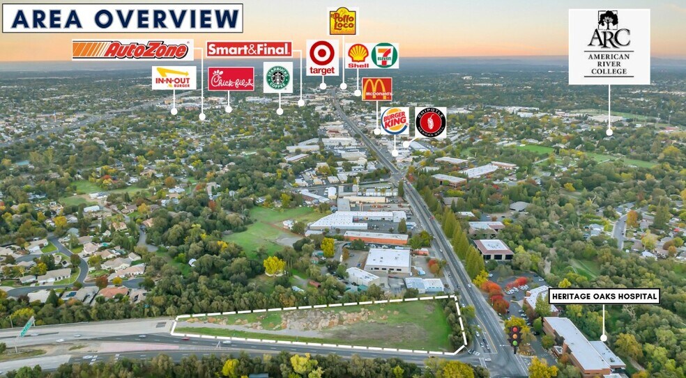 More Photos Of Auburn Blvd Blvd @ 244 Freeway, Sacramento Land For Sale