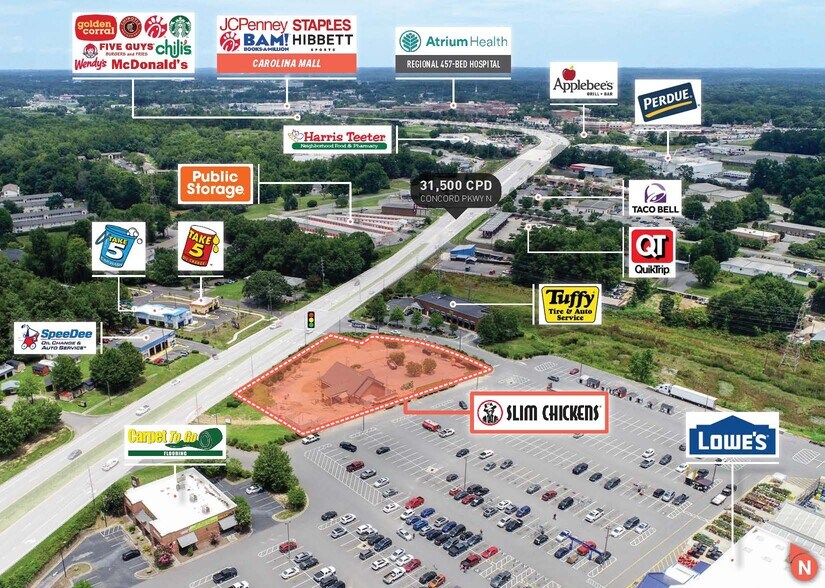 More Photos Of 948 Concord Pky N, Concord Restaurant For Sale