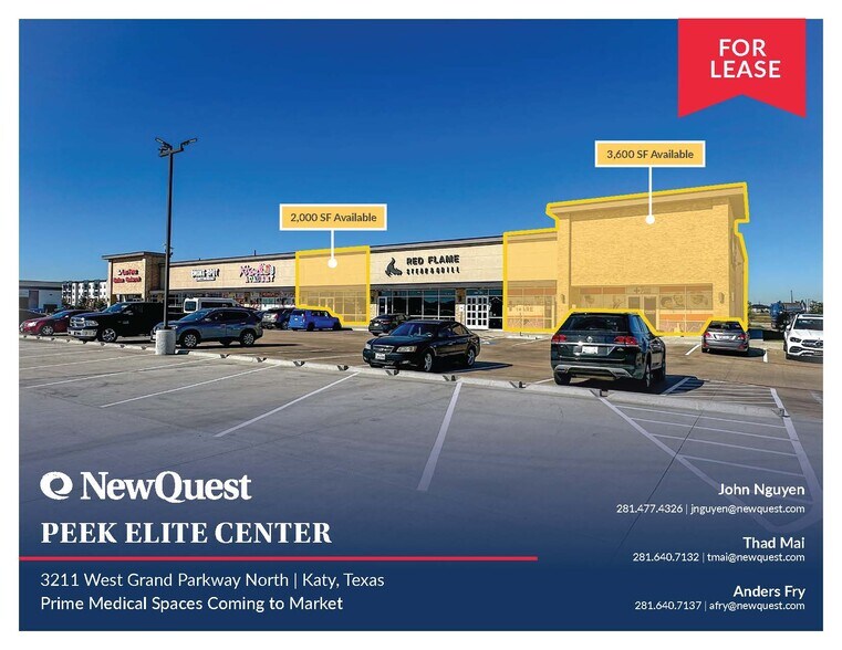 More Photos Of 3211 W Grand Pky N, Katy Storefront For Lease