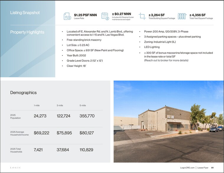 More Photos Of 4364 E Alexander Rd, Las Vegas Warehouse For Lease