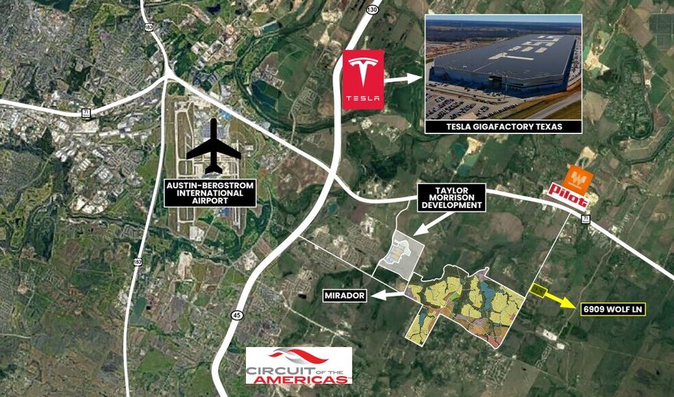 More Photos Of 6909 Wolf Lane, Del Valle Land For Sale