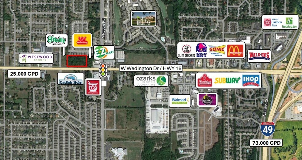 Primary Photo Of W Wedington Dr @ Rupple Rd, Fayetteville Land For Sale