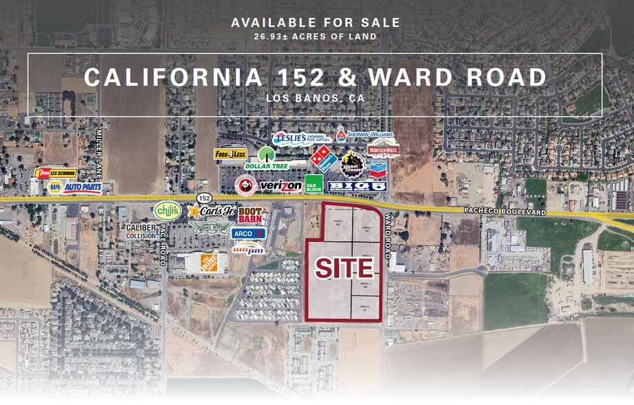 Primary Photo Of California 152 @ Ward Road, Los Banos Land For Sale