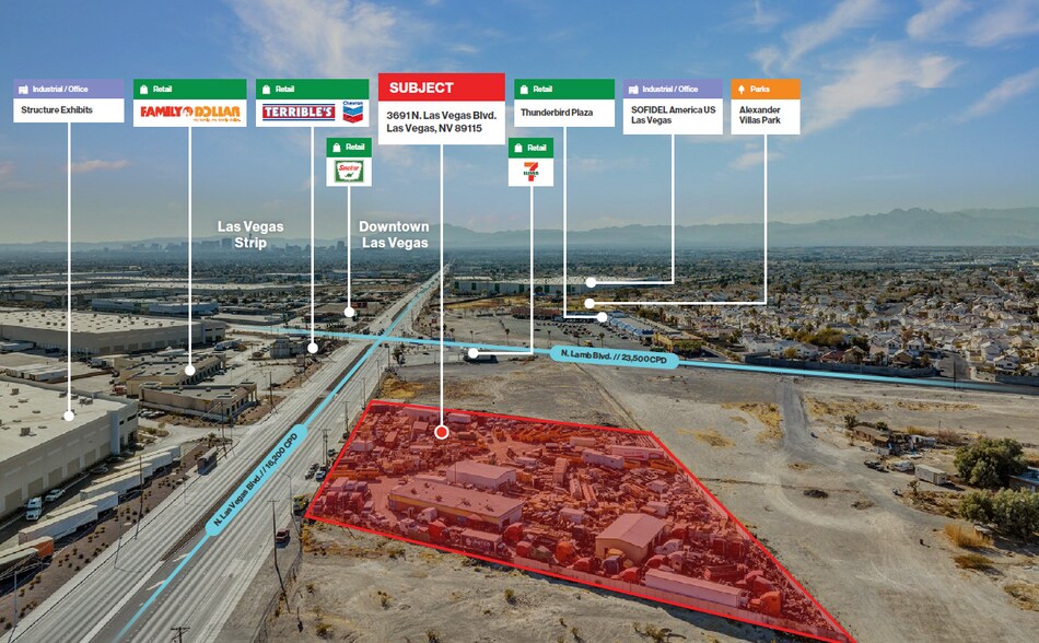 More Photos Of 3691 Las Vegas Blvd N, Las Vegas Land For Sale